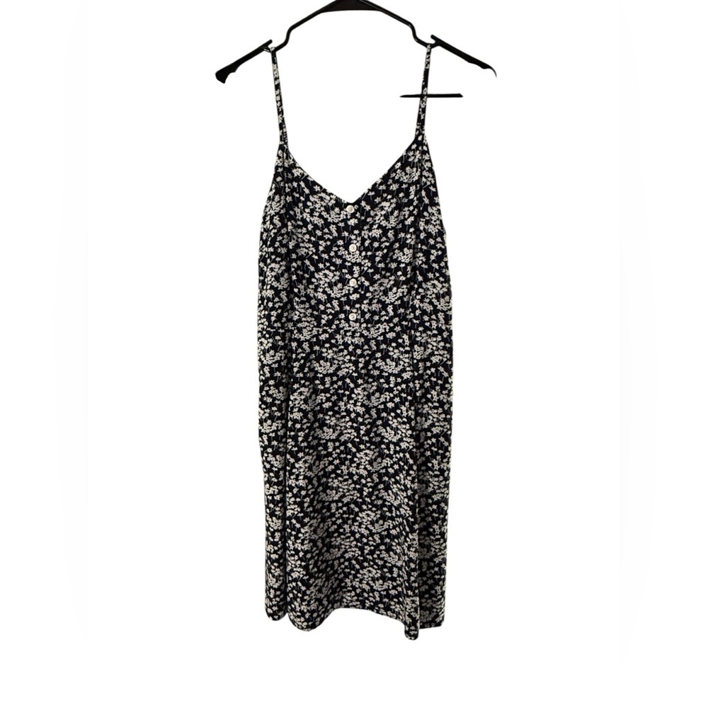 GAP Blue and White spaghetti strap Sundress Midi - Picture 3 of 5